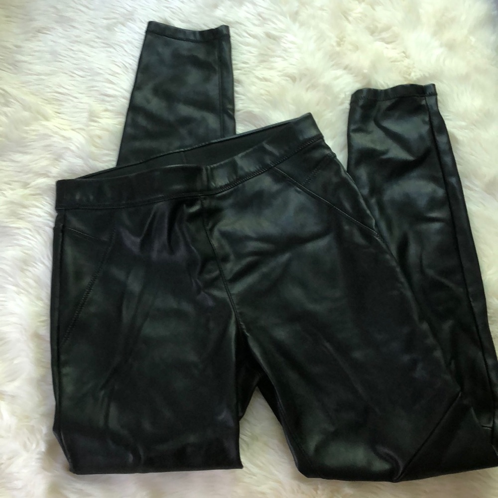 Free People Leather Pants